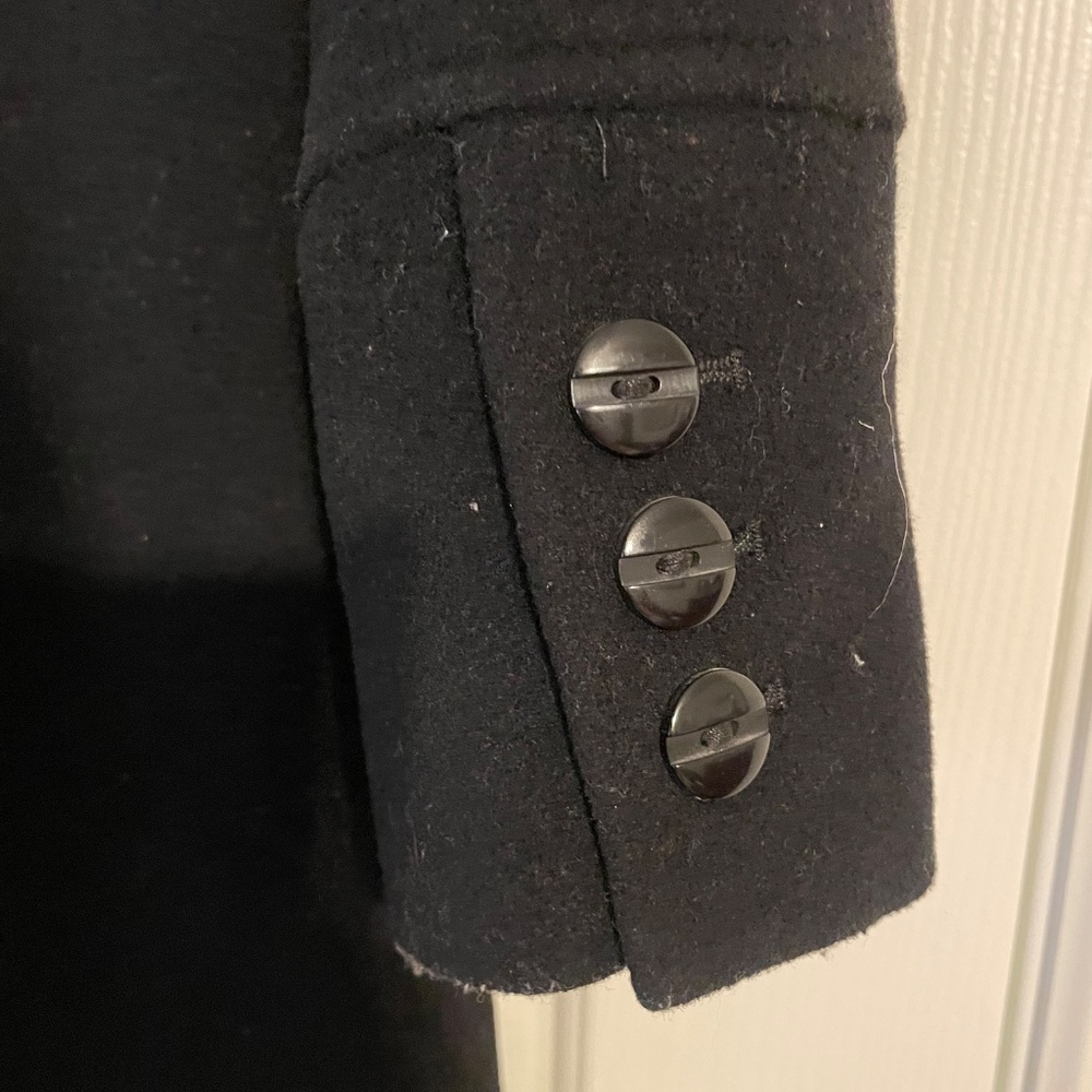 Black Wool Jacket - image 3